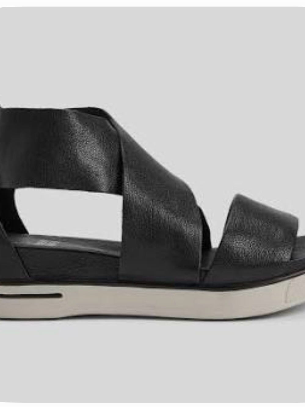 Women's Black Sport Sneaker Sandals